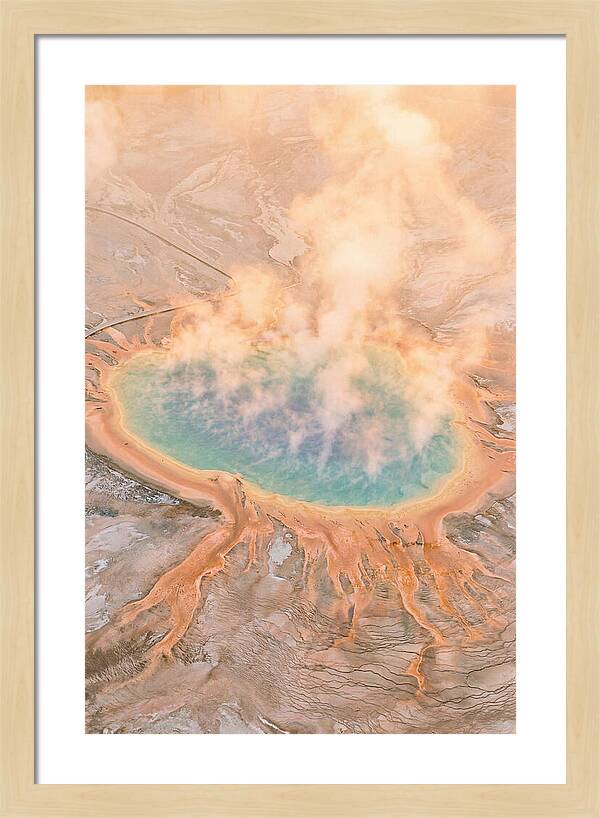 Yellowstones Vibrant Thermal Pool