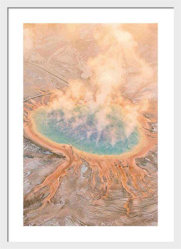 Yellowstones Vibrant Thermal Pool