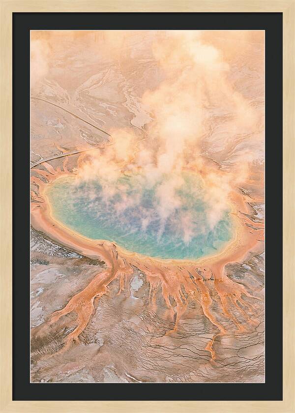 Yellowstones Vibrant Thermal Pool