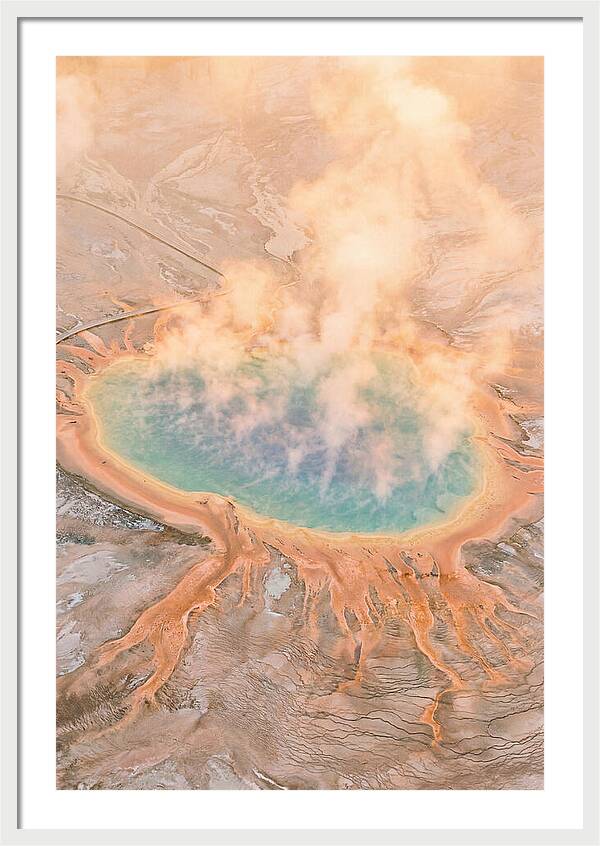Yellowstones Vibrant Thermal Pool