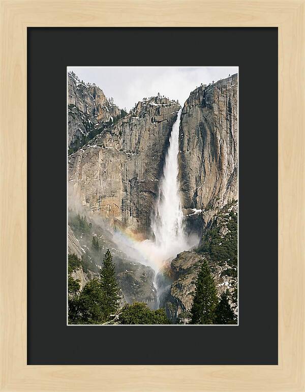 Yosemite Falls In Spring Splendor