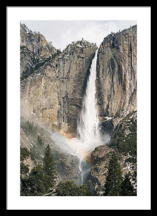 Yosemite Falls In Spring Splendor