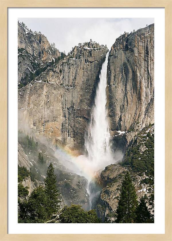 Yosemite Falls In Spring Splendor
