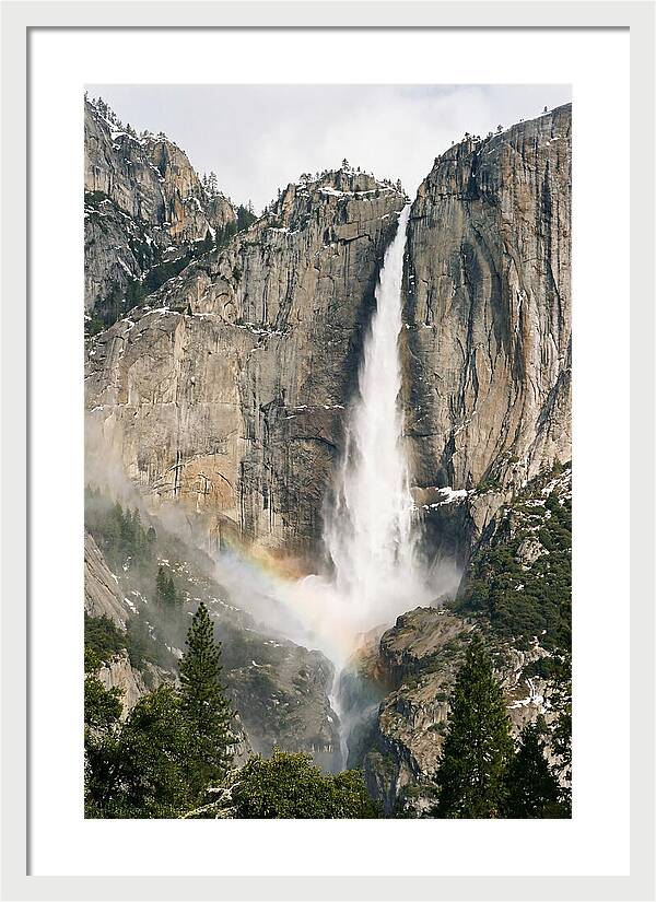 Yosemite Falls In Spring Splendor