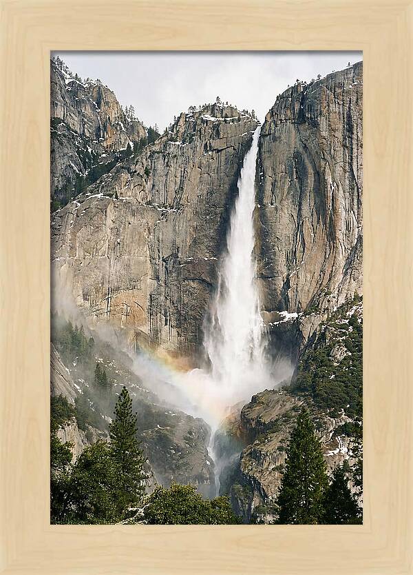 Yosemite Falls In Spring Splendor