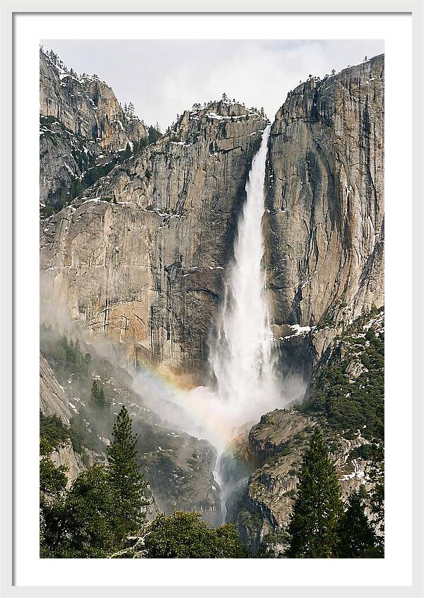 Yosemite Falls In Spring Splendor