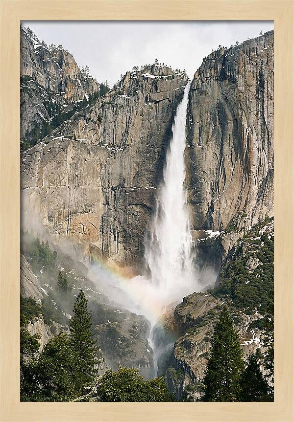 Yosemite Falls In Spring Splendor