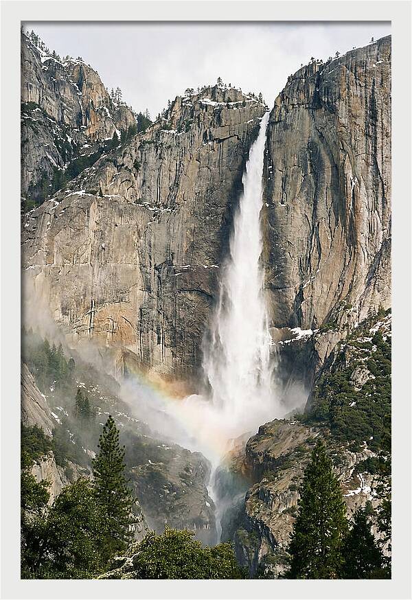 Yosemite Falls In Spring Splendor