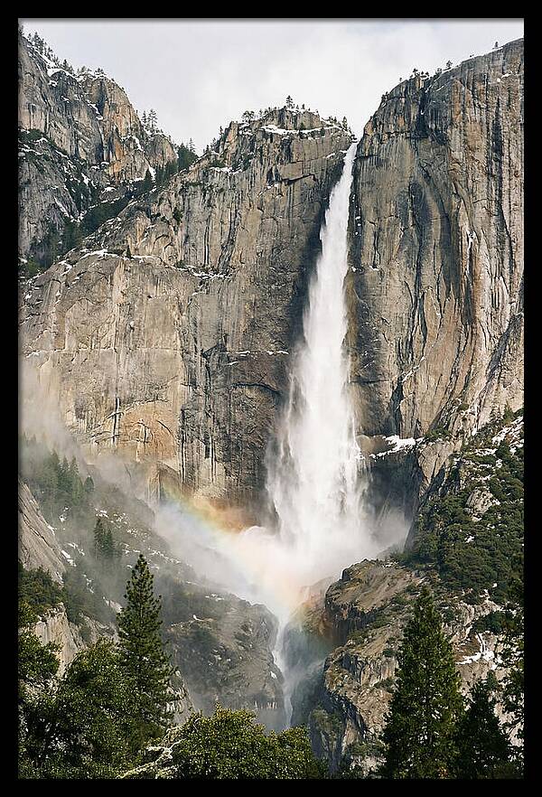 Yosemite Falls In Spring Splendor