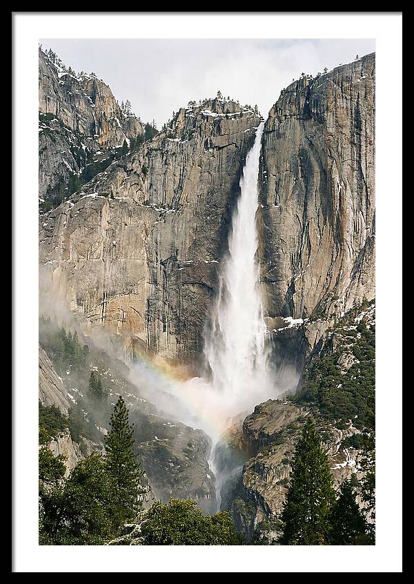 Yosemite Falls In Spring Splendor