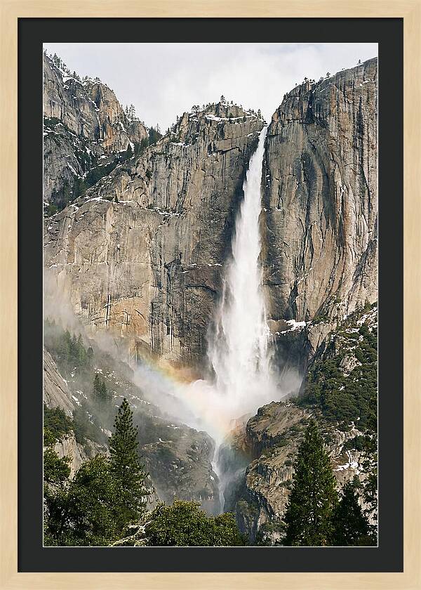 Yosemite Falls In Spring Splendor