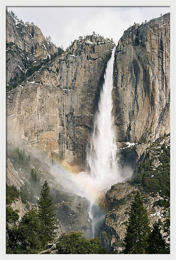 Yosemite Falls In Spring Splendor