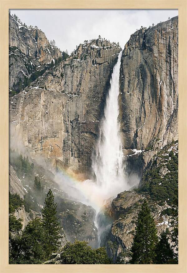 Yosemite Falls In Spring Splendor
