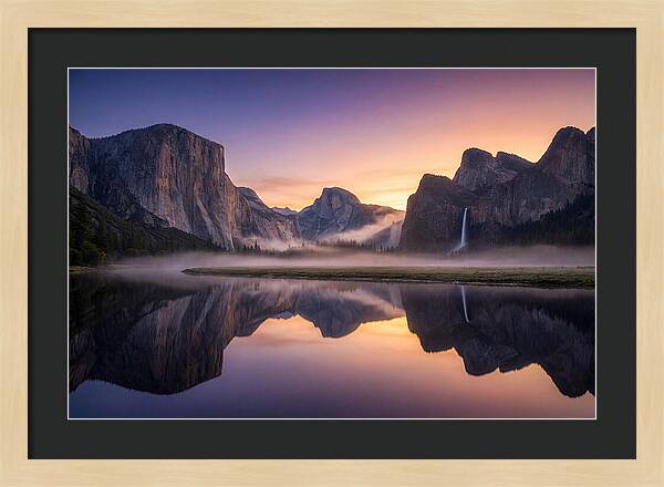 Yosemite Valley At Sunrise