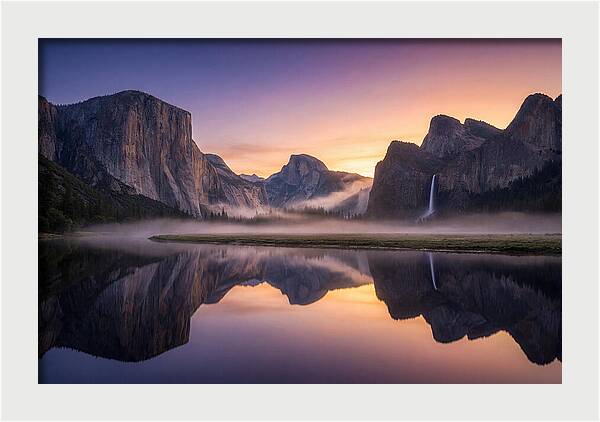 Yosemite Valley At Sunrise