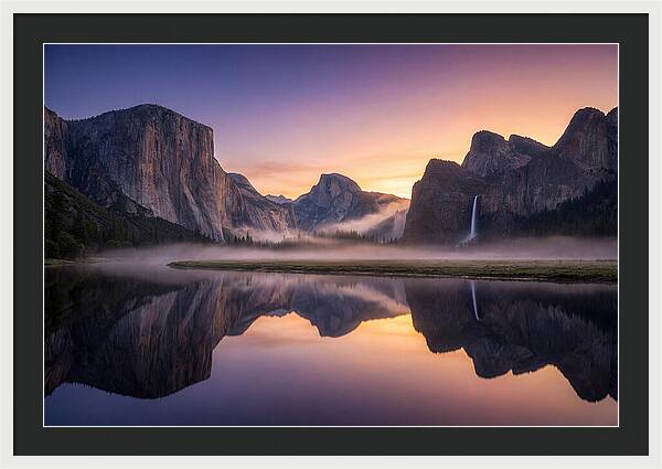Yosemite Valley At Sunrise