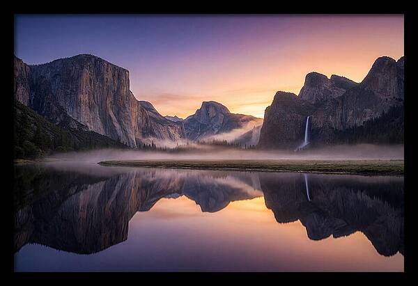 Yosemite Valley At Sunrise