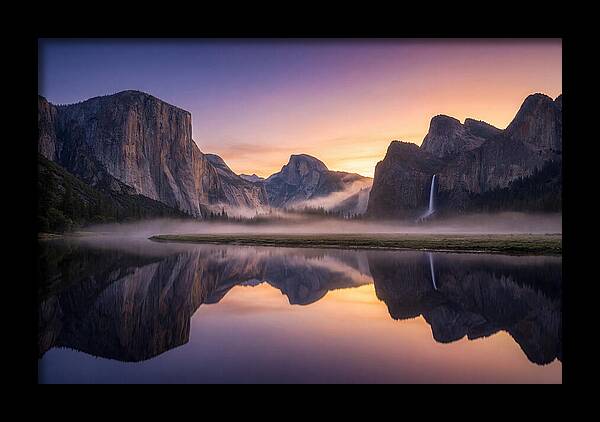 Yosemite Valley At Sunrise