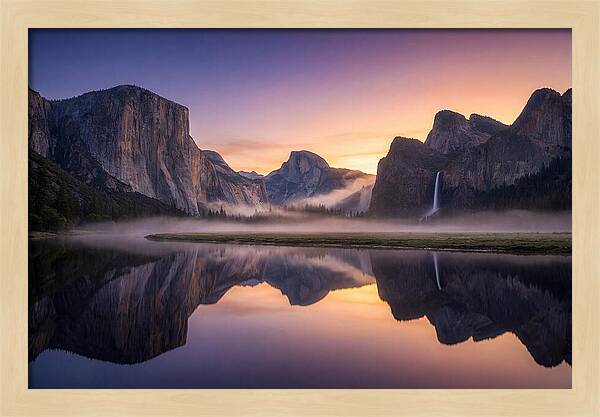 Yosemite Valley At Sunrise