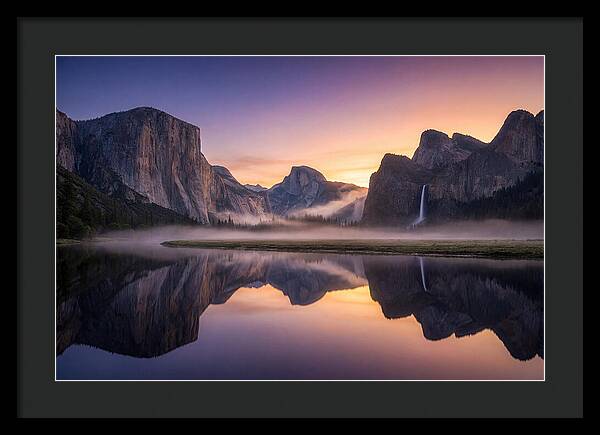 Yosemite Valley At Sunrise