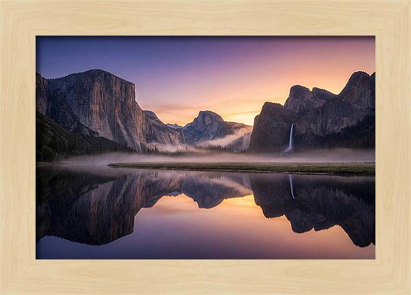 Yosemite Valley At Sunrise