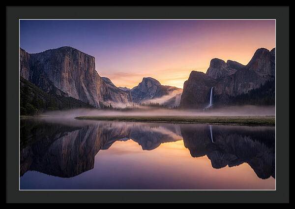 Yosemite Valley At Sunrise
