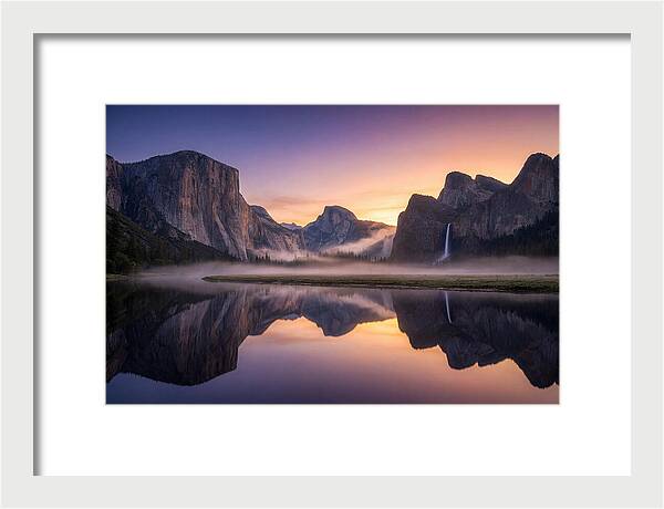 Yosemite Valley At Sunrise