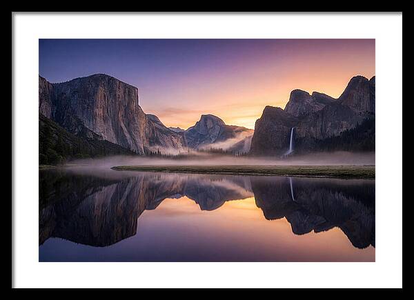 Yosemite Valley At Sunrise