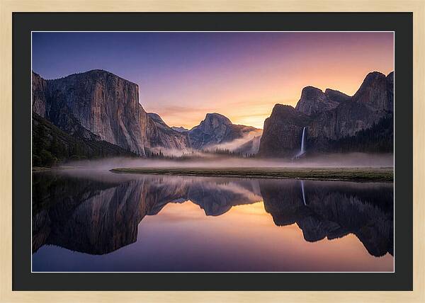 Yosemite Valley At Sunrise