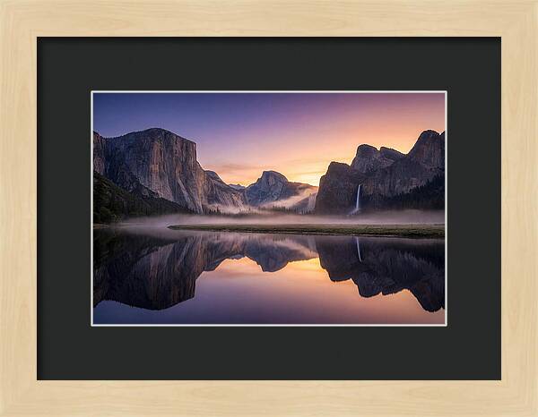 Yosemite Valley At Sunrise