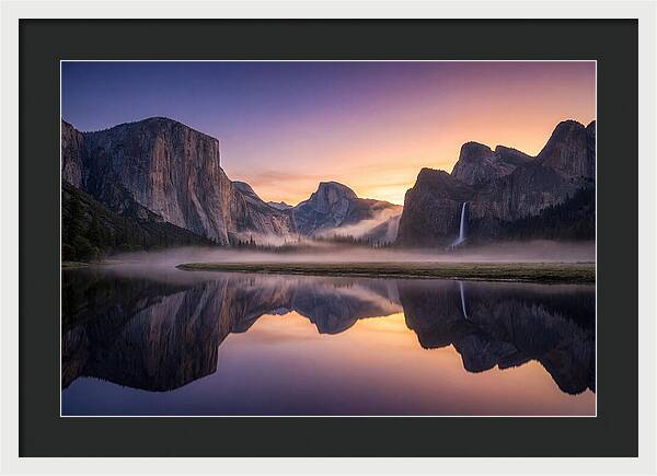 Yosemite Valley At Sunrise