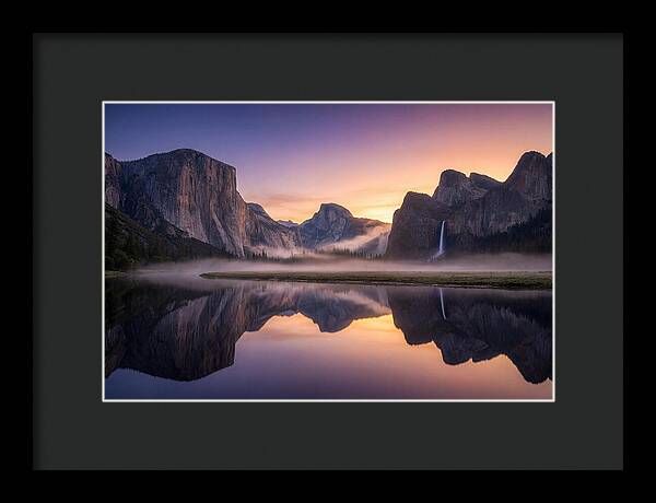 Yosemite Valley At Sunrise