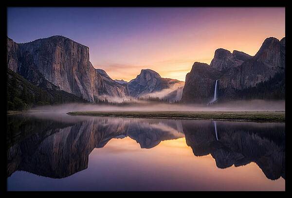 Yosemite Valley At Sunrise