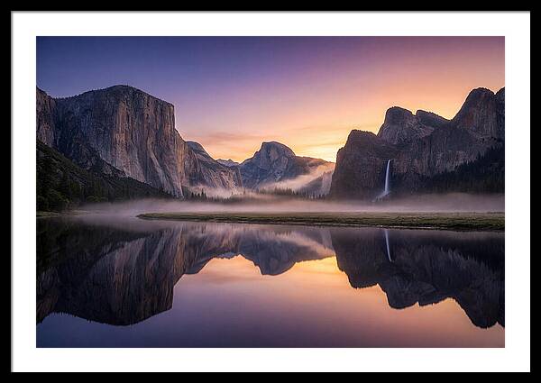 Yosemite Valley At Sunrise