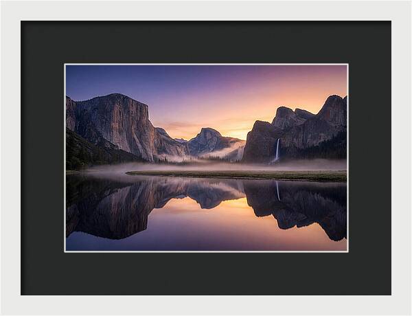 Yosemite Valley At Sunrise