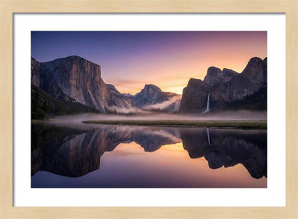 Yosemite Valley At Sunrise