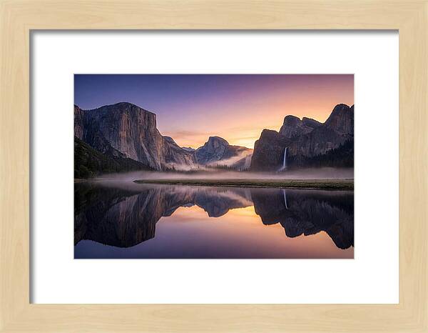 Yosemite Valley At Sunrise