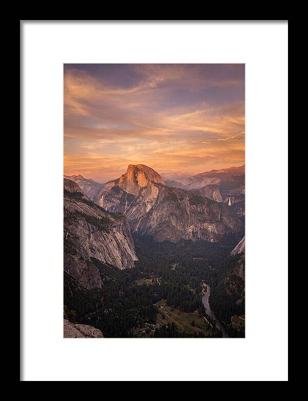 Yosemite Valley At Sunset