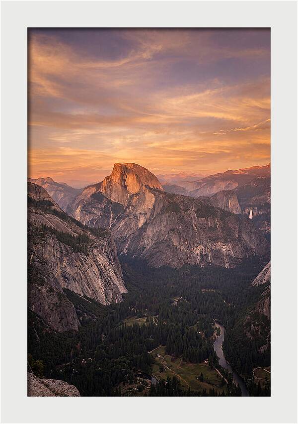 Yosemite Valley At Sunset
