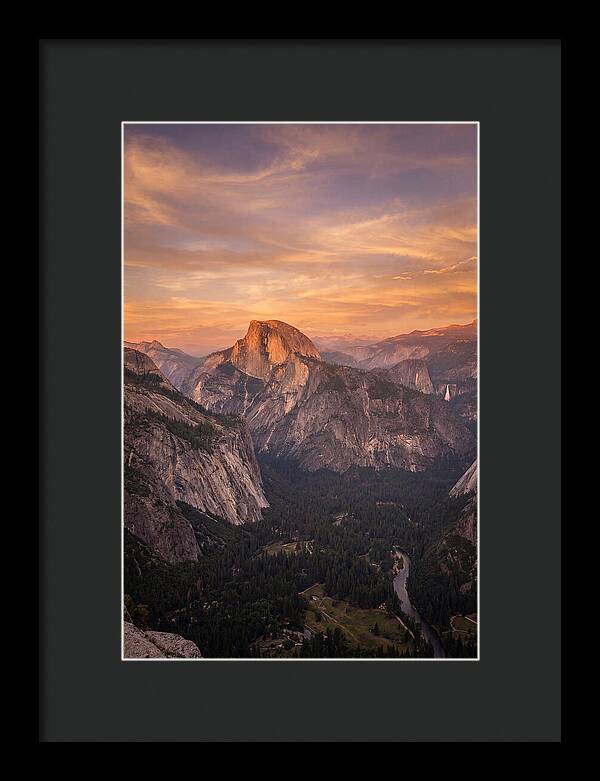 Yosemite Valley At Sunset