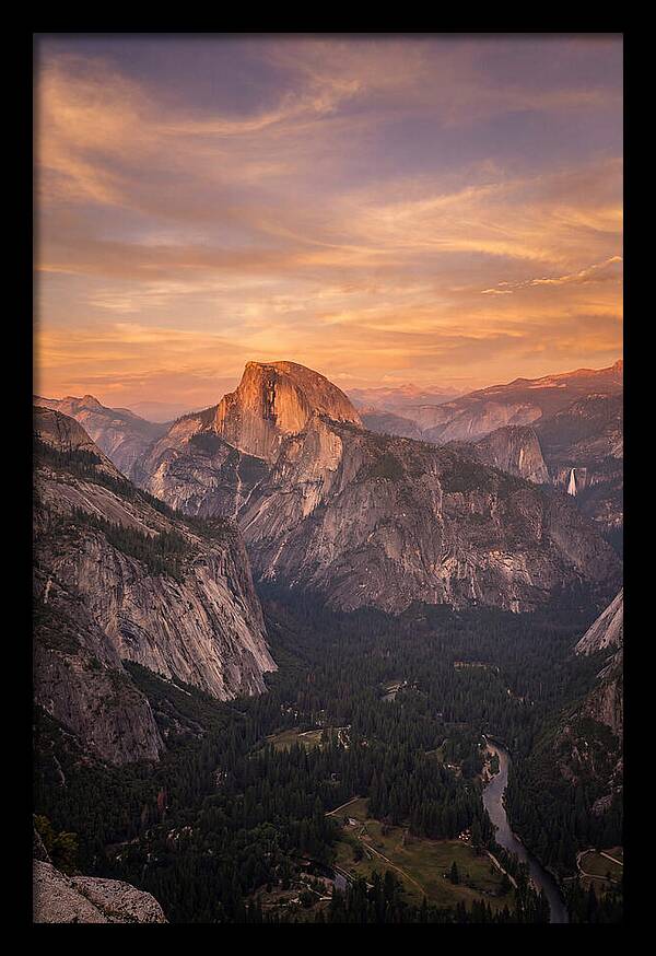 Yosemite Valley At Sunset