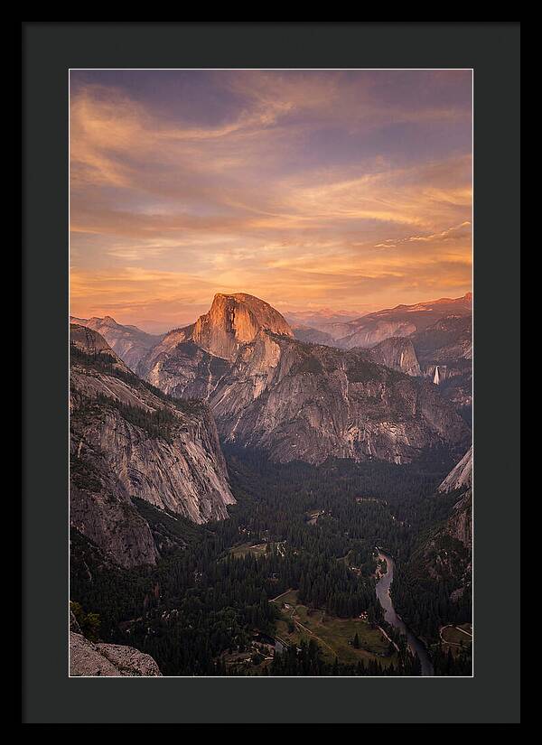 Yosemite Valley At Sunset
