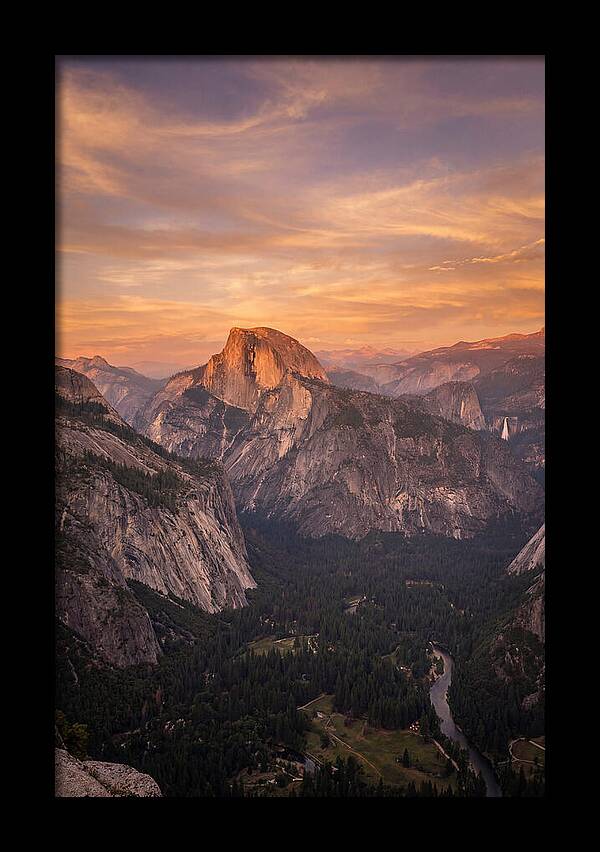 Yosemite Valley At Sunset