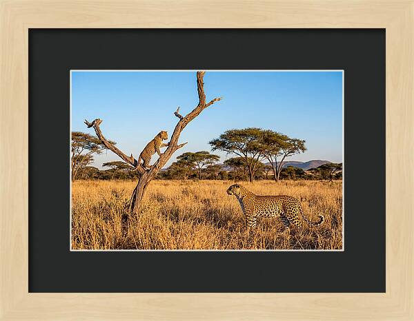 Young Leopard Exploring Its Surroundings