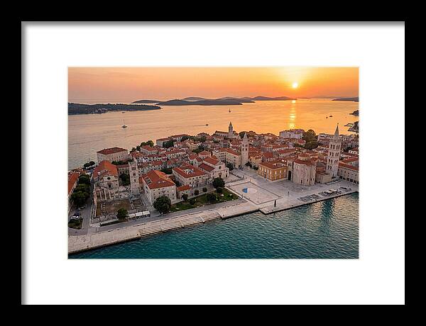 Zadar Peninsula At Sunset