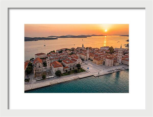 Zadar Peninsula At Sunset