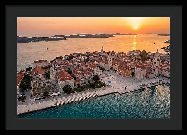 Zadar Peninsula At Sunset