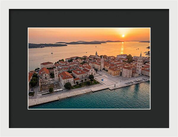 Zadar Peninsula At Sunset