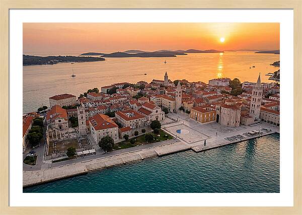 Zadar Peninsula At Sunset