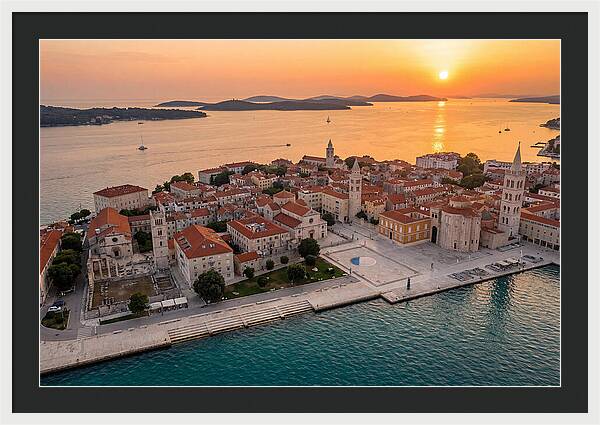Zadar Peninsula At Sunset